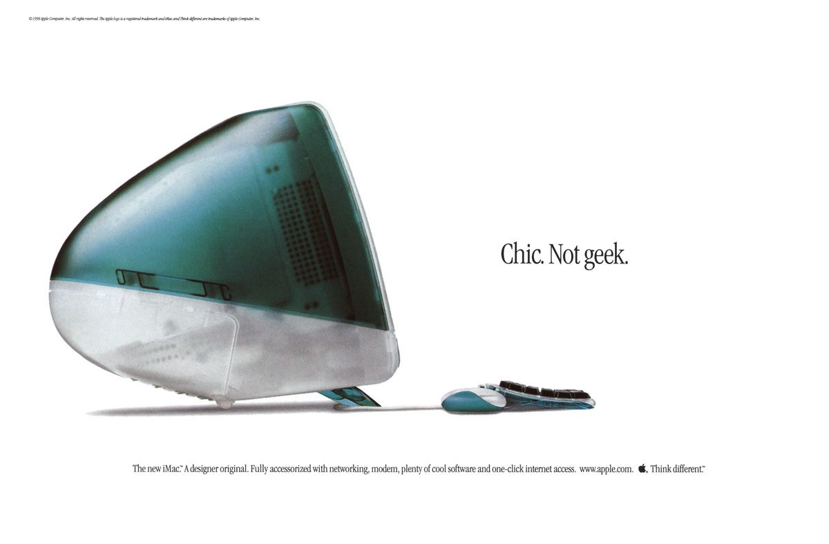Chic. Not Geek. — Apple